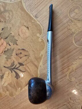 Vintage American Metal‑Shank Briar Pipe, PP 3, Condenser System, Mid‑Century